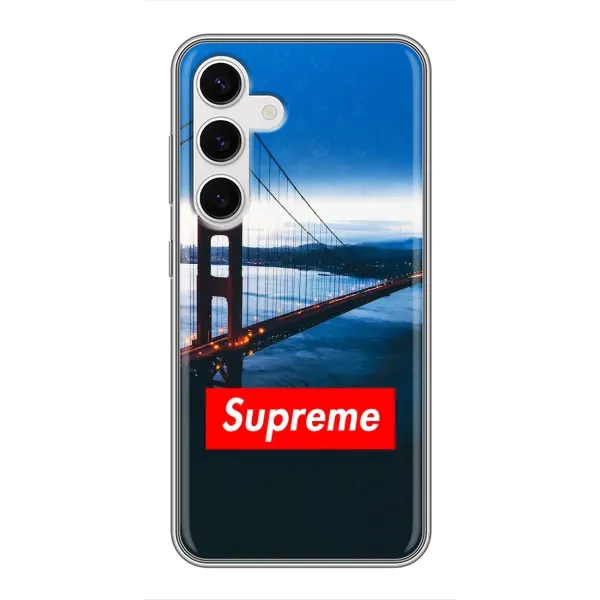 Чехол с принтом «Стиль Supreme» для Samsung Galaxy S24 Чехол с принтом «Стиль Supreme» для Samsung Galaxy S24