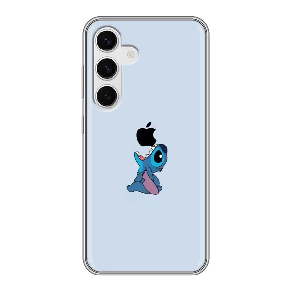 Чохол з принтом «Stitch apple» для Samsung Galaxy S24 Чохол з принтом «Stitch apple» для Samsung Galaxy S24