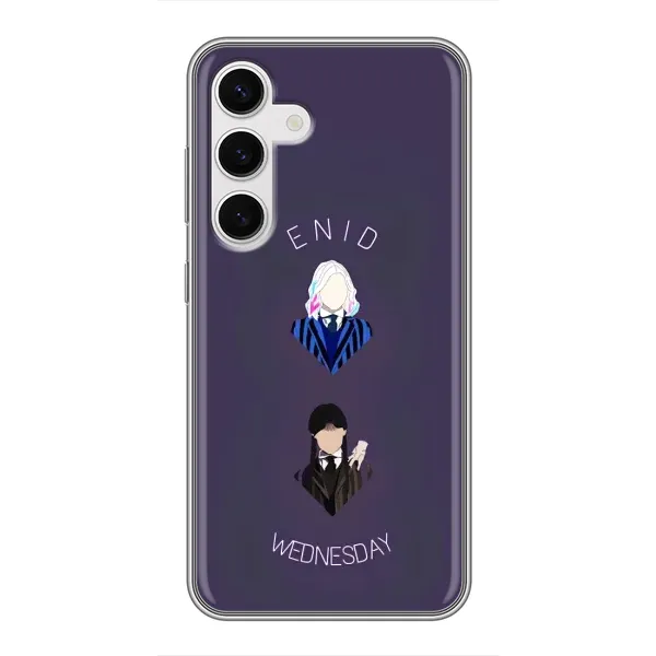 Чехол с принтом «Уэнздей и подруга» для Samsung Galaxy S24