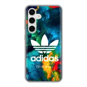 Чохли Адидас для Samsung Galaxy S24 (AlphaPrint) (Яскравий Адідас)