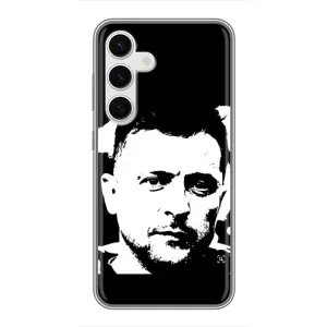Чохол для Samsung Galaxy S24 (AlphaPrint - с принтом Зеленського)