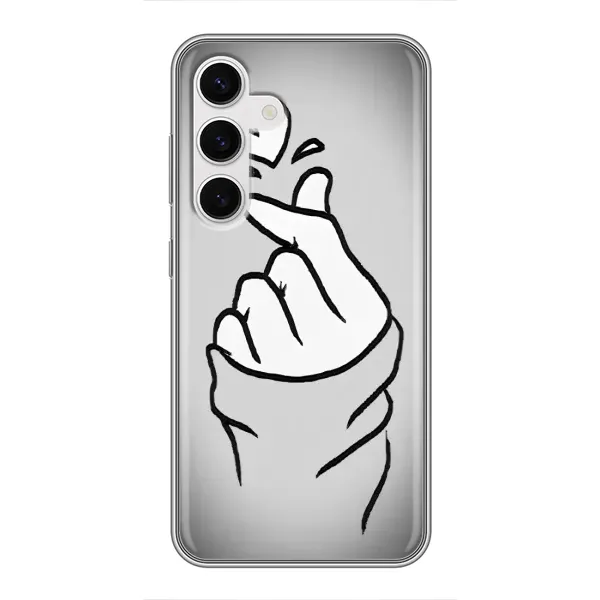 Чохол з принтом «Значок Love» для Samsung Galaxy S24