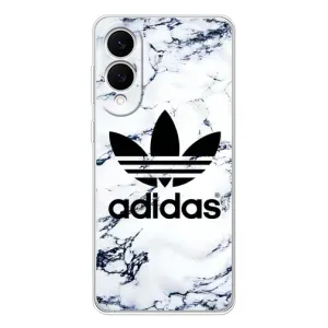 Чехлы Адидас для Samsung Galaxy S25 Edge (AlphaPrint) (Адидас на мраморе)