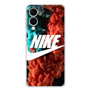 Чехол для Samsung Galaxy S25 Edge - с принтом Найк (AlphaPrint) (Дымчатый найк)