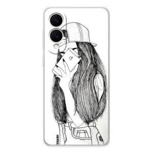 Чехол с печатью для Samsung Galaxy S25 Edge - (Мода) (AlphaPrint) (Фото девочки)