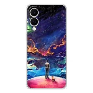 Космічні Чохли для Самсунг Галаксі S25 Едж. (VPrint) (Вид Галактики)