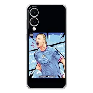 Чехлы с футболистом Ерлинг Холанд для Samsung Galaxy S25 Edge (AlphaPrint) (гол Эрлинг Холланд)