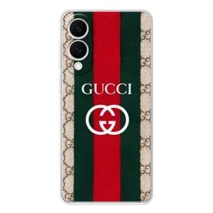 Чохли GUCCI для Самсунг Галаксі S25 Едж. (AlphaPrint) (Gucci дизайн)