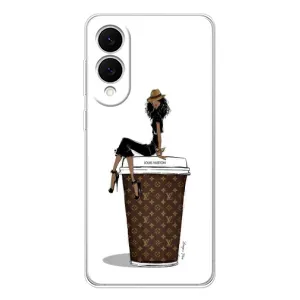 Чехлы Луи Витон для Samsung Galaxy S25 Edge (AlphaPrint - LOUIS VUITTON) (кофе LOUIS VUITTON)