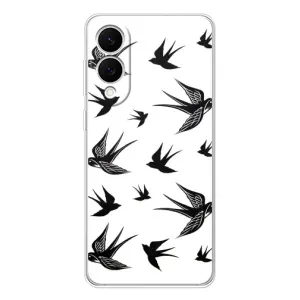 Чехол с птицами на Samsung Galaxy S25 Edge (VPrint) (Ласточки)