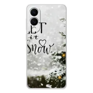 Новорічні, Святкові Чохли для Samsung Galaxy S25 Edge - 2024 год (Let it snow)