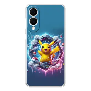 Чехол с Пикачу на Samsung Galaxy S25 Edge (Лого Пикачу)
