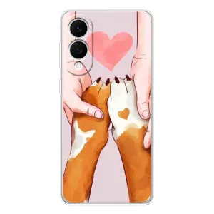 Чехлы с собаками для Samsung Galaxy S25 Edge (VPrint) (Любовь к собакам)