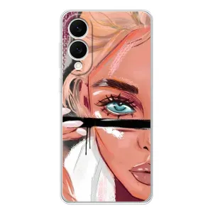 Чехол с печатью для Samsung Galaxy S25 Edge - (Мода) (AlphaPrint) (Макияж)