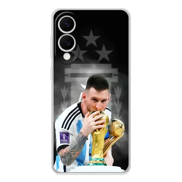 Чехол с принтом «Месси Чемпион» для Samsung Galaxy S25 Edge