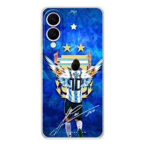 Чехлы для Samsung Galaxy S25 Edge (Leo чемпион) (AlphaPrint) (Месси сборная)