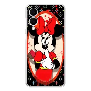Чехол Disney Mouse Samsung Galaxy S25 Edge (PREMIUMPrint) (Минни Маус ЛВ)