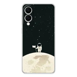 Космічні Чохли для Самсунг Галаксі S25 Едж. (VPrint) (На місяці)