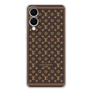 Чехлы Луи Витон для Samsung Galaxy S25 Edge (AlphaPrint - LOUIS VUITTON) (обои LV)