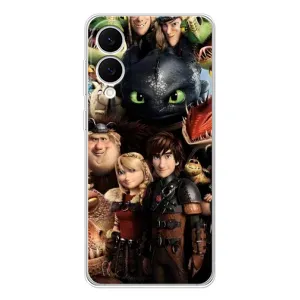 Чехол как приручить дракона на Samsung Galaxy S25 Edge (Персонажи дракона)