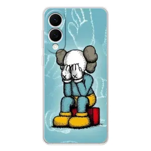 Чехлы для Samsung Galaxy S25 Edge - Bearbrick Louis Vuitton (PREMIUMPrint) (Плач Bearbrick)