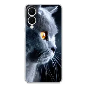 Чехлы с Котиками для Samsung Galaxy S25 Edge (VPrint) (Серый Кот)