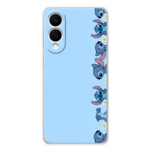 Чехол с принтом Стич на Samsung Galaxy S25 Edge (Стич фон)