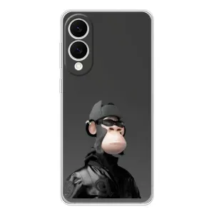 Чехлы с Обезьянами NFT для Samsung Galaxy S25 Edge (AlphaPrint) (стильная обезьяна NFT)