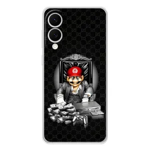 Чехлы с крутыми принтами для Samsung Galaxy S25 Edge - (PREMIUMPrint) (Супер Марио)