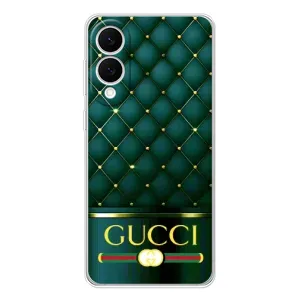 Чохли GUCCI для Самсунг Галаксі S25 Едж. (AlphaPrint) (Текстура Гуччі)