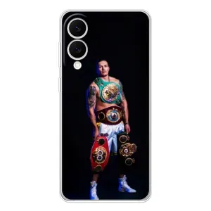 Чехол с картинкой Александр Усик для Samsung Galaxy S25 Edge (Усик с поясами)