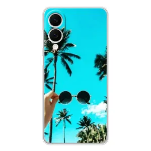 Силиконовый чехол с КАРТИНКАМИ лето для Samsung Galaxy S25 Edge (AlphaPrint) (Взгляд лето)