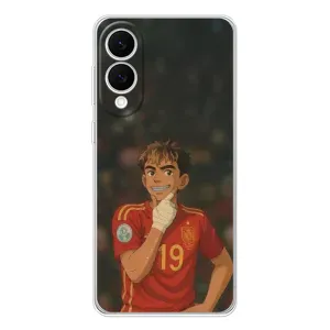 Чехол с футболистом Ламин Ямаль Samsung Galaxy S25 Edge (Ямаль аниме)
