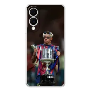 Чехол с футболистом Ламин Ямаль Samsung Galaxy S25 Edge (Ямаль с кубком)