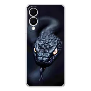 Чехол с картинкой «Хищники» для Samsung Galaxy S25 Edge (Черная змея)