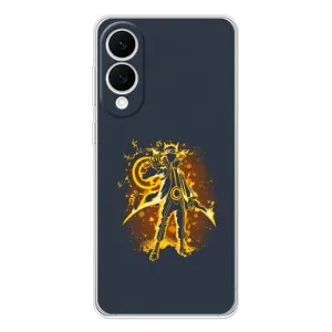 Naruto Anime Чехлы для Самсунг Галакси С25 Эдж (AlphaPrint) (золотой Наруто)