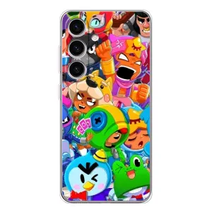 Чехол для Samsung Galaxy S25 FE Бравл Старс (VPrint) (Герої Бравл Старс)