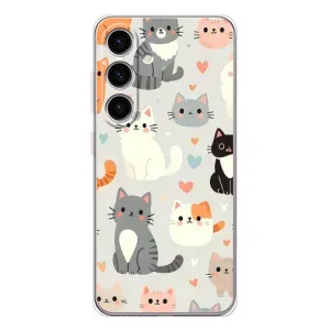 Чохол з малюнком кіт на Samsung Galaxy S25 FE (Колаж котів)