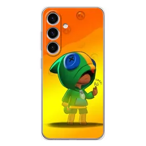 Чехол для Samsung Galaxy S25 FE Бравл Старс (VPrint) (Хлопчик Леон)