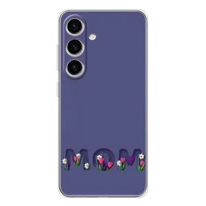 Чохли для мами на Samsung Galaxy S25 FE (Мама в квітах)