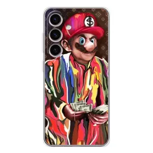 Бренднові Чохли для Samsung Galaxy S25 FE - (PREMIUMPrint) (Mario LV)