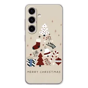 Різдвяні Чохли для Samsung Galaxy S25 FE (VPrint) (Merry Christmas)