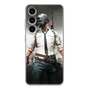 Чехол PUBG для Самсунг Гэлакси С25 ФЕ (AlphaPrint) (Пабг мен)