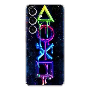 Чохли з тематикою Кіберспорт для Samsung Galaxy S25 FE (VPrint) (Pleystation лого)