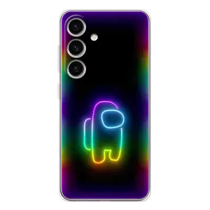 Чехол Амонг Ас для Samsung Galaxy S25 FE (AlphaPrint) (Яркий скин)