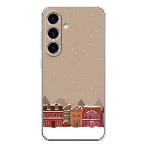 Новорічні, Святкові Чохли для Samsung Galaxy S25 FE - 2024 год (Зимове місто)