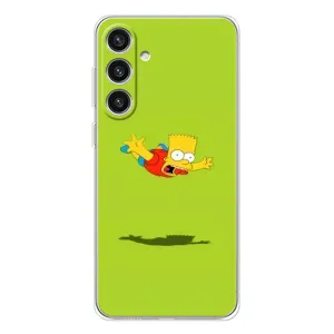 Чехол с Симпсонами для Samsung Galaxy S25 Plus (VPrint) (Барт Симпсон)
