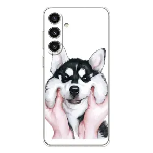 Чохли з собаками для Samsung Galaxy S25 Plus (VPrint) (Радісний Хаскі)