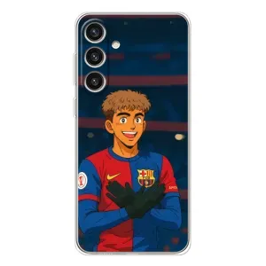 Чехол с футболистом Ламин Ямаль Samsung Galaxy S25 Plus (Футболист Ямаль)