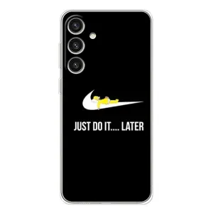 Чехол с Симпсонами для Samsung Galaxy S25 Plus (VPrint) (Гомер Later)